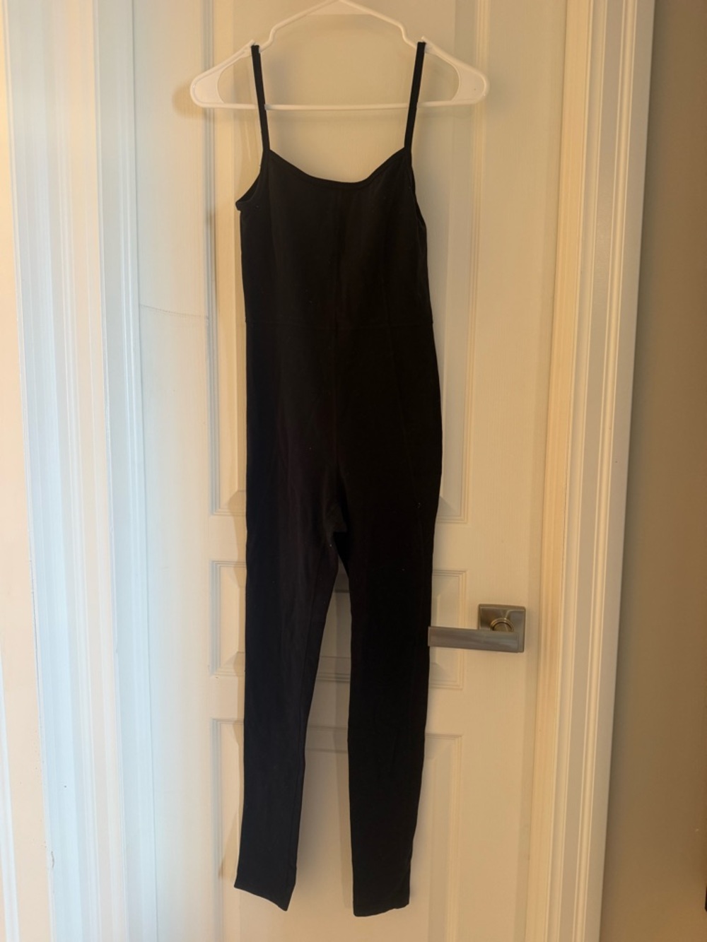 Wilfred Black Spaghetti-Strap Jumpsuit